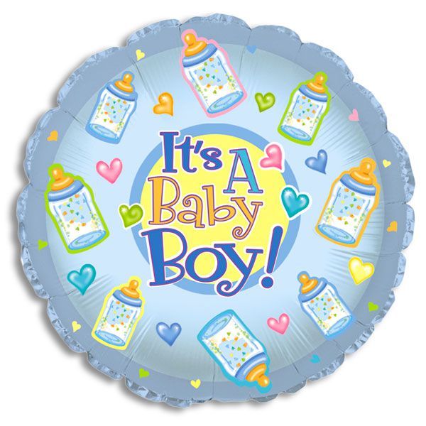 It's a baby boy! mylar balloon