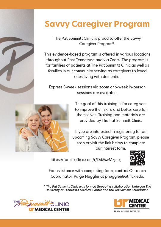 Savvy Caregiver Program