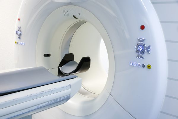 CT (Computed tomography) scanner in hospital laboratory