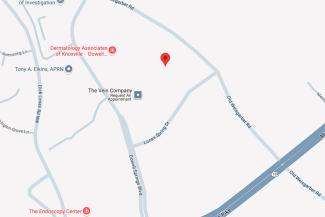 Map of 1415 Old Weisgarber Road in Knoxville, Tennessee