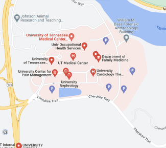 location of UT Internal Medicine and Integrative Health Building C on map