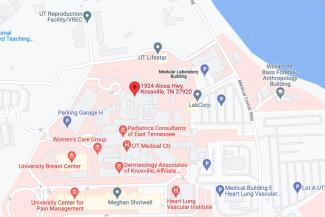 Map of 1924 Alcoa Highway, Medical Building D