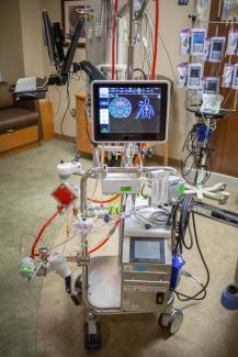 ECMO machine at The University of Tennessee Medical Center