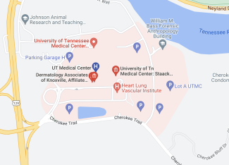 location of university dermatology main campus on map