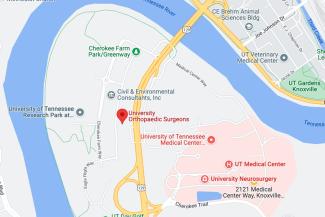 University Orthopaedic Surgeons Map