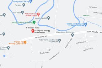 Google map of UT Physical Therapy Hardin Valley