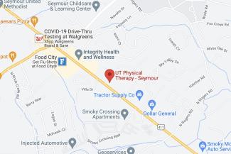 Google map of UT Physical Therapy Seymour