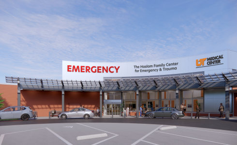 The Haslam Family Center for Emergency & Trauma Front Entrance Rendering.png