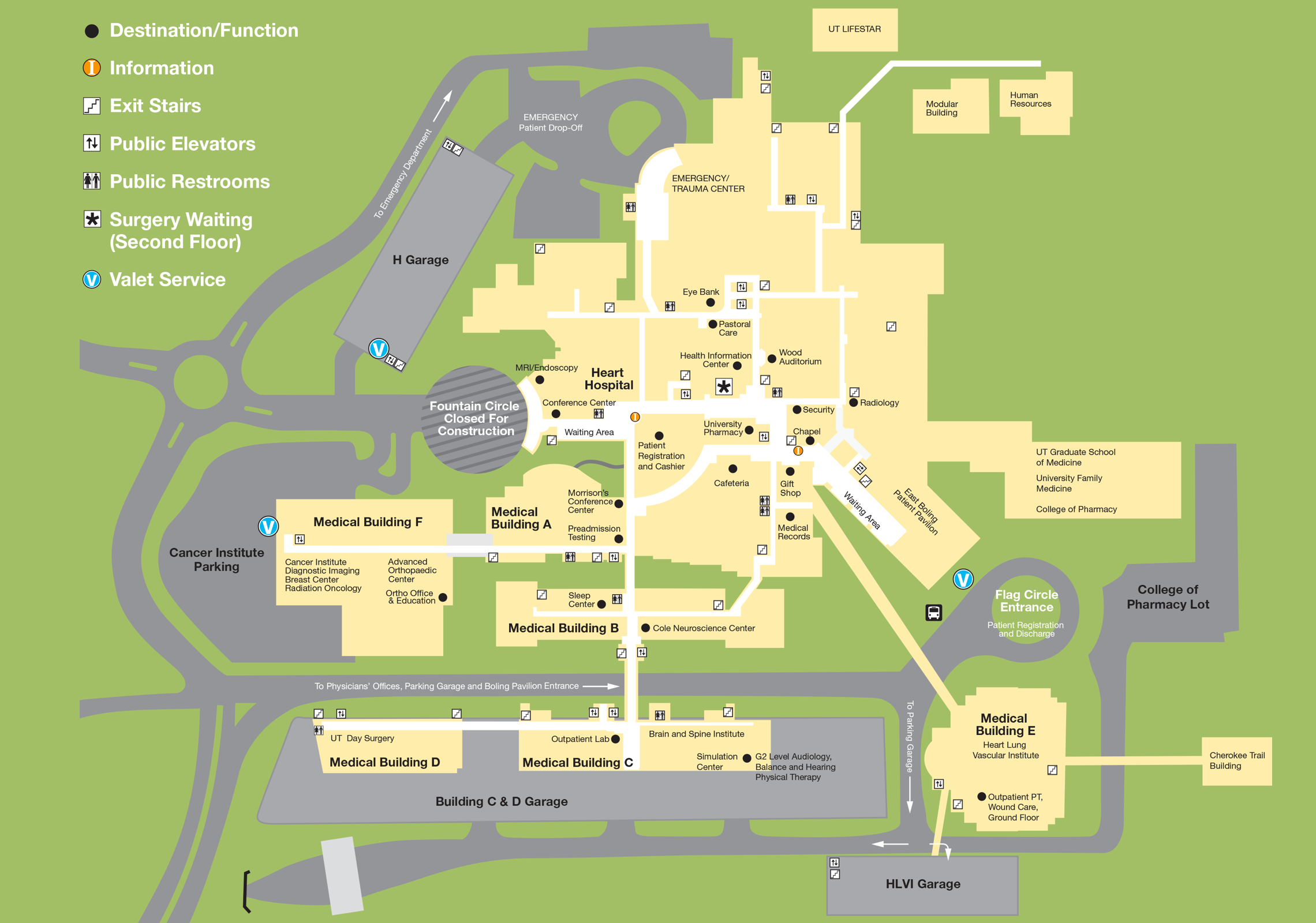 Ut Medical Center Campus Map - United States Map